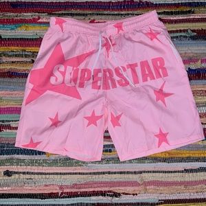 SuperStar pink shorts